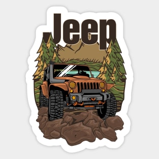 Jeep Adventure Lovers Sticker